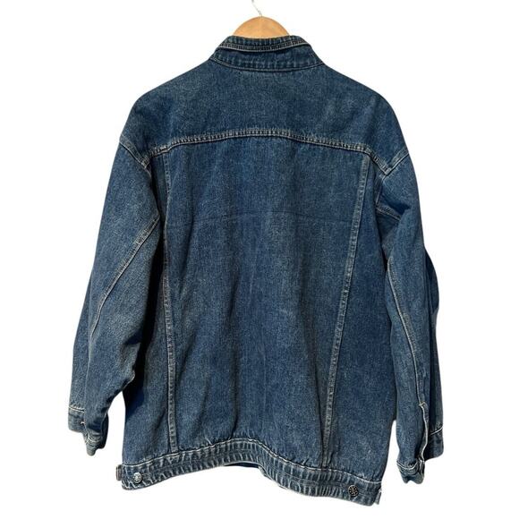 Vintage 90s Y2K Forelli Classic Denim Trucker Jacket Women’s Size 18 - Picture 3 of 5